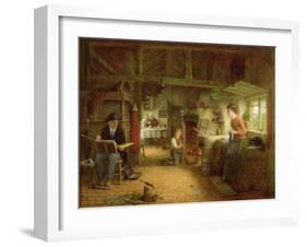 The Artist's Visit-Frederick Daniel Hardy-Framed Giclee Print
