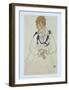 The Artist's Wife, 1917-Egon Schiele-Framed Art Print