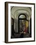 The Artist's Wife and Child in the Hall of their House on the Lijnbaansegracht-Carel Hansen-Framed Giclee Print