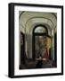 The Artist's Wife and Child in the Hall of their House on the Lijnbaansegracht-Carel Hansen-Framed Giclee Print