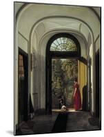 The Artist's Wife and Child in the Hall of their House on the Lijnbaansegracht-Carel Hansen-Mounted Giclee Print