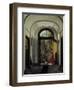 The Artist's Wife and Child in the Hall of their House on the Lijnbaansegracht-Carel Hansen-Framed Giclee Print