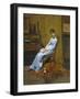 The Artist's Wife and His Setter Dog-Thomas Cowperthwait Eakins-Framed Giclee Print