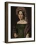 The artist's wife Cathrine, 1842-4-Christian-albrecht Jensen-Framed Giclee Print