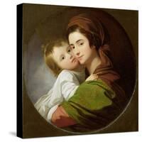 The Artist's Wife, Elizabeth, and their Son Raphael, c.1773-Benjamin West-Stretched Canvas