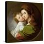 The Artist's Wife, Elizabeth, and their Son Raphael, c.1773-Benjamin West-Stretched Canvas