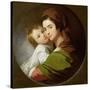 The Artist's Wife, Elizabeth, and their Son Raphael, c.1773-Benjamin West-Stretched Canvas