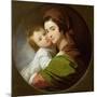 The Artist's Wife, Elizabeth, and their Son Raphael, c.1773-Benjamin West-Mounted Giclee Print