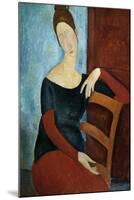 The Artist's Wife (Jeanne Huberterne) 1918-Amedeo Modigliani-Mounted Giclee Print