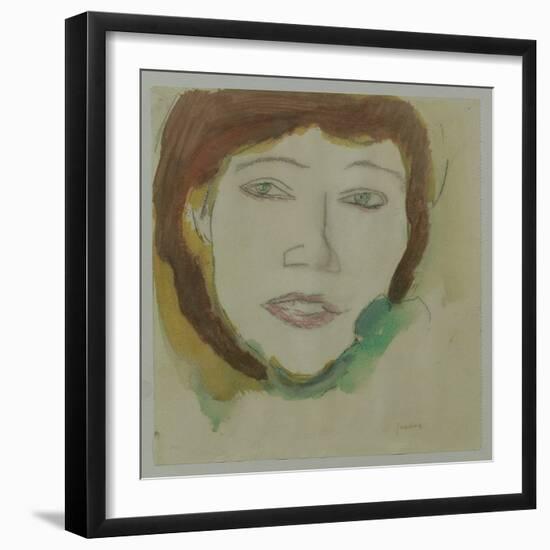 The Artist's Wife, Margaret, c.1906-Samuel John Peploe-Framed Giclee Print