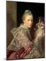 The Artist's Wife: Margaret Lindsay of Evelick, 1754-55-Allan Ramsay-Mounted Giclee Print