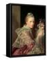 The Artist's Wife: Margaret Lindsay of Evelick, 1754-55-Allan Ramsay-Framed Stretched Canvas