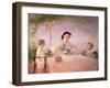 The Artist's Wife Sophie with their Daughters Mathilda and Adele, 1873-Anton Romako-Framed Giclee Print