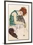 The Artist's Wife-Egon Schiele-Framed Stretched Canvas