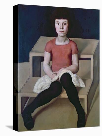 The Artist's Youngest Daughter-Albin Egger-lienz-Stretched Canvas