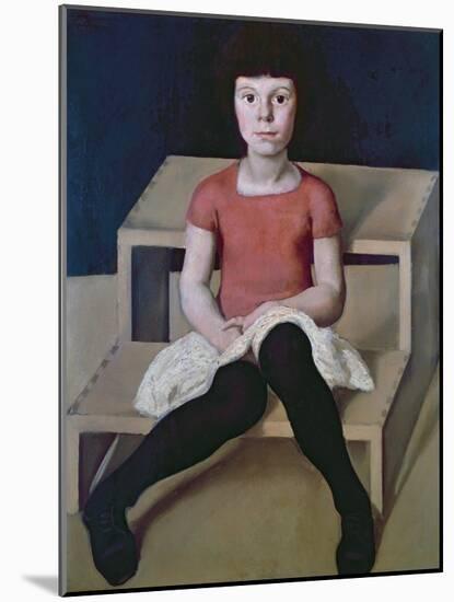 The Artist's Youngest Daughter-Albin Egger-lienz-Mounted Giclee Print