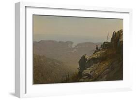 The Artist Sketching at Mount Desert, Maine, 1864-5-Sanford Robinson Gifford-Framed Giclee Print