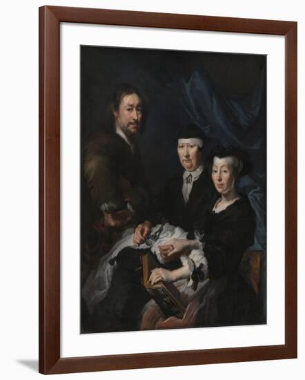 The Artist with His Family, 1624-1670-Karel van III Mander-Framed Giclee Print