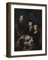 The Artist with His Family, 1624-1670-Karel van III Mander-Framed Giclee Print