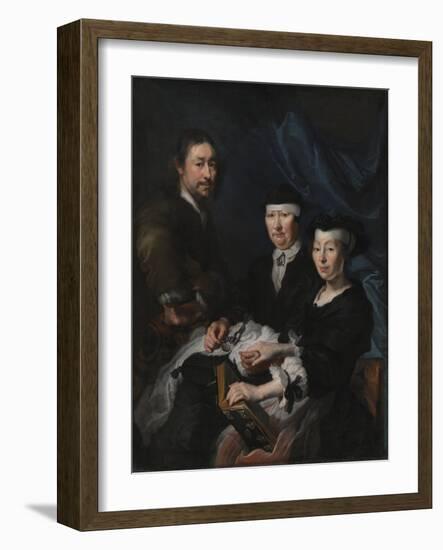 The Artist with His Family, 1624-1670-Karel van III Mander-Framed Giclee Print