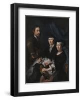 The Artist with His Family, 1624-1670-Karel van III Mander-Framed Giclee Print