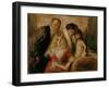 The Artist with His Wife and Children-Franz Von Lenbach-Framed Giclee Print