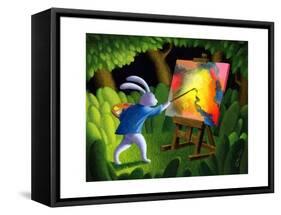 The Artist-Chris Miles-Framed Stretched Canvas