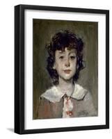 The Artists Son, Ignacio, 1892-Ignacio Pinazo camarlench-Framed Giclee Print