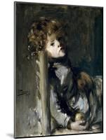 The Artists Son, Ignacio, Seated, 1887-Ignacio Pinazo camarlench-Mounted Giclee Print