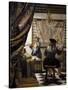 The Artists Studio or the Art of Painting-Johannes Vermeer-Stretched Canvas