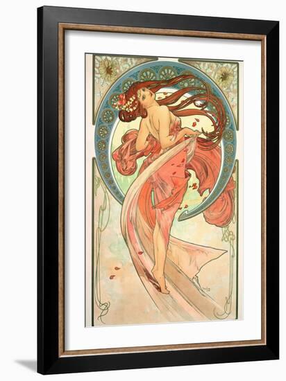 The Arts: Dance, 1898-Alphonse Mucha-Framed Giclee Print