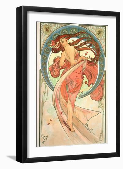 The Arts: Dance, 1898-Alphonse Mucha-Framed Giclee Print