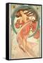 The Arts: Dance, 1898-Alphonse Mucha-Framed Stretched Canvas