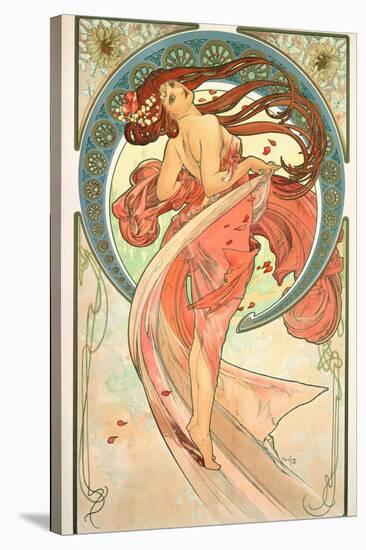 The Arts: Dance, 1898-Alphonse Mucha-Stretched Canvas