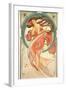 The Arts: Dance, 1898-Alphonse Mucha-Framed Giclee Print