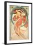 The Arts: Dance, 1898-Alphonse Mucha-Framed Giclee Print