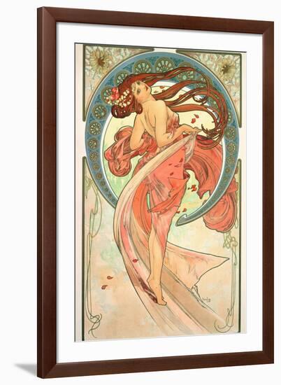 The Arts: Dance, 1898-Alphonse Mucha-Framed Giclee Print