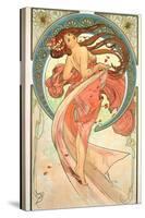 The Arts: Dance, 1898-Alphonse Mucha-Stretched Canvas