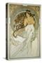 The Arts: La Musique-Alphonse Mucha-Stretched Canvas