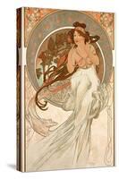 The Arts: Music, 1898-Alphonse Mucha-Stretched Canvas