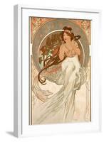 The Arts: Music, 1898-Alphonse Mucha-Framed Giclee Print