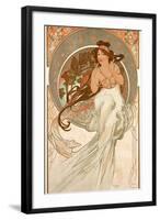 The Arts: Music, 1898-Alphonse Mucha-Framed Giclee Print