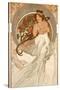 The Arts: Music, 1898-Alphonse Mucha-Stretched Canvas