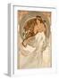 The Arts: Music, 1898-Alphonse Mucha-Framed Premium Giclee Print