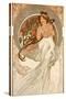 The Arts: Music, 1898-Alphonse Mucha-Stretched Canvas