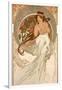 The Arts: Music, 1898-Alphonse Mucha-Framed Giclee Print