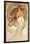 The Arts: Music, 1898-Alphonse Mucha-Framed Giclee Print