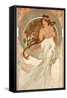 The Arts: Music, 1898-Alphonse Mucha-Framed Stretched Canvas