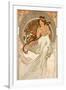 The Arts: Music, 1898-Alphonse Mucha-Framed Giclee Print