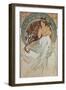 The Arts: Music, 1898-Alphonse Mucha-Framed Giclee Print